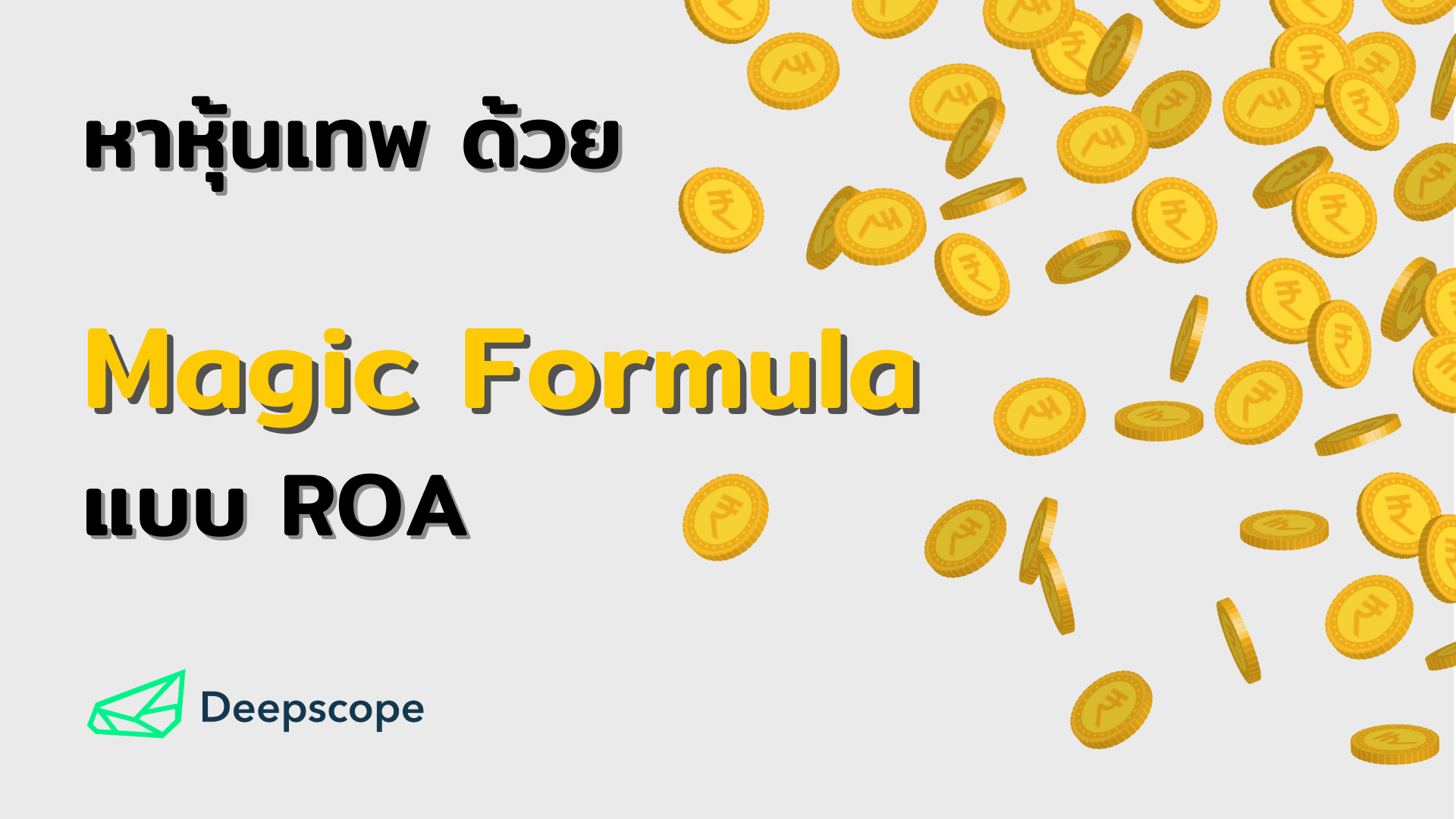 หาหุ้นเทพด้วย Magic Formula แบบ ROA