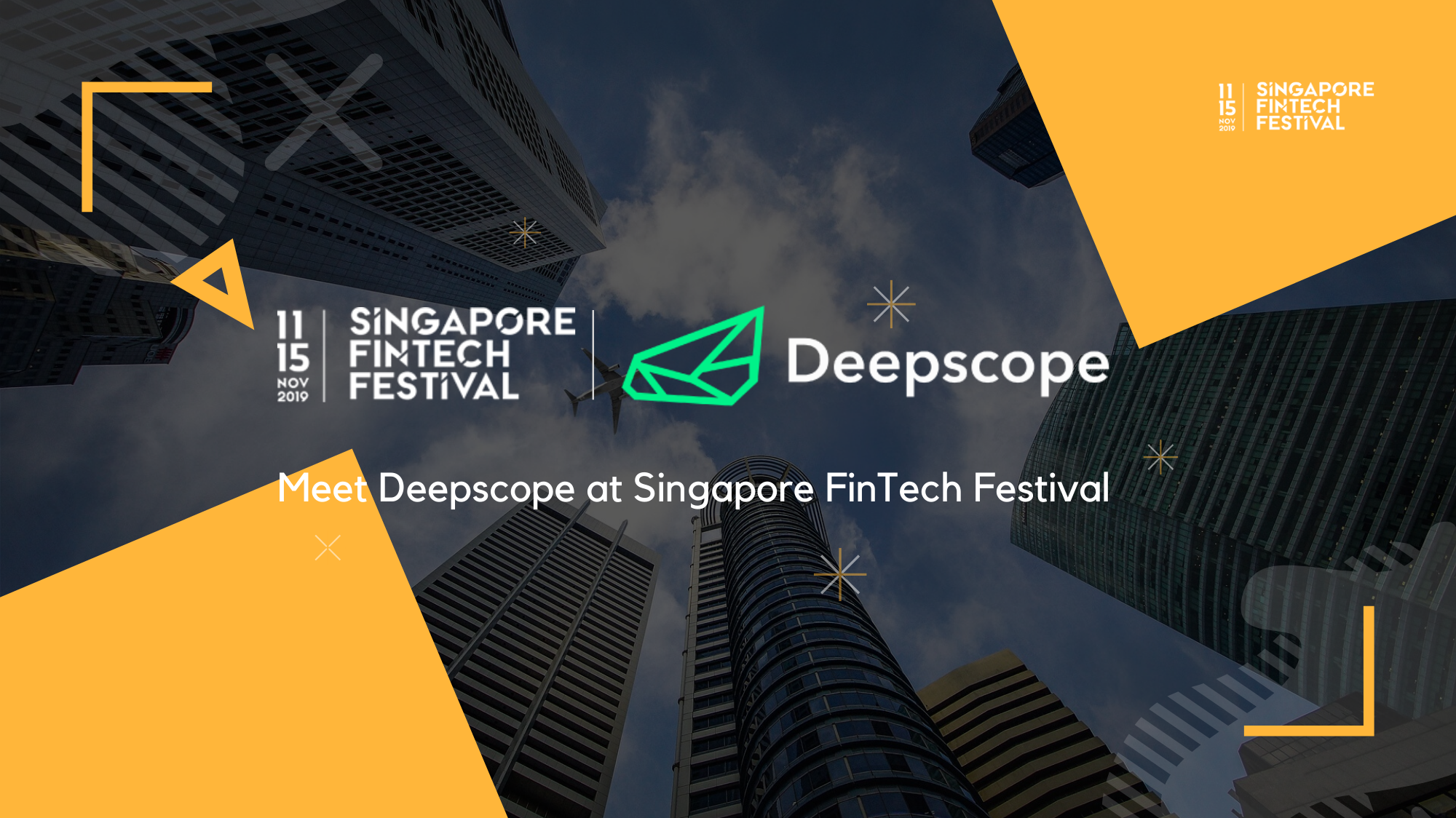 Meet us at Singapore FinTech Festival 2019!