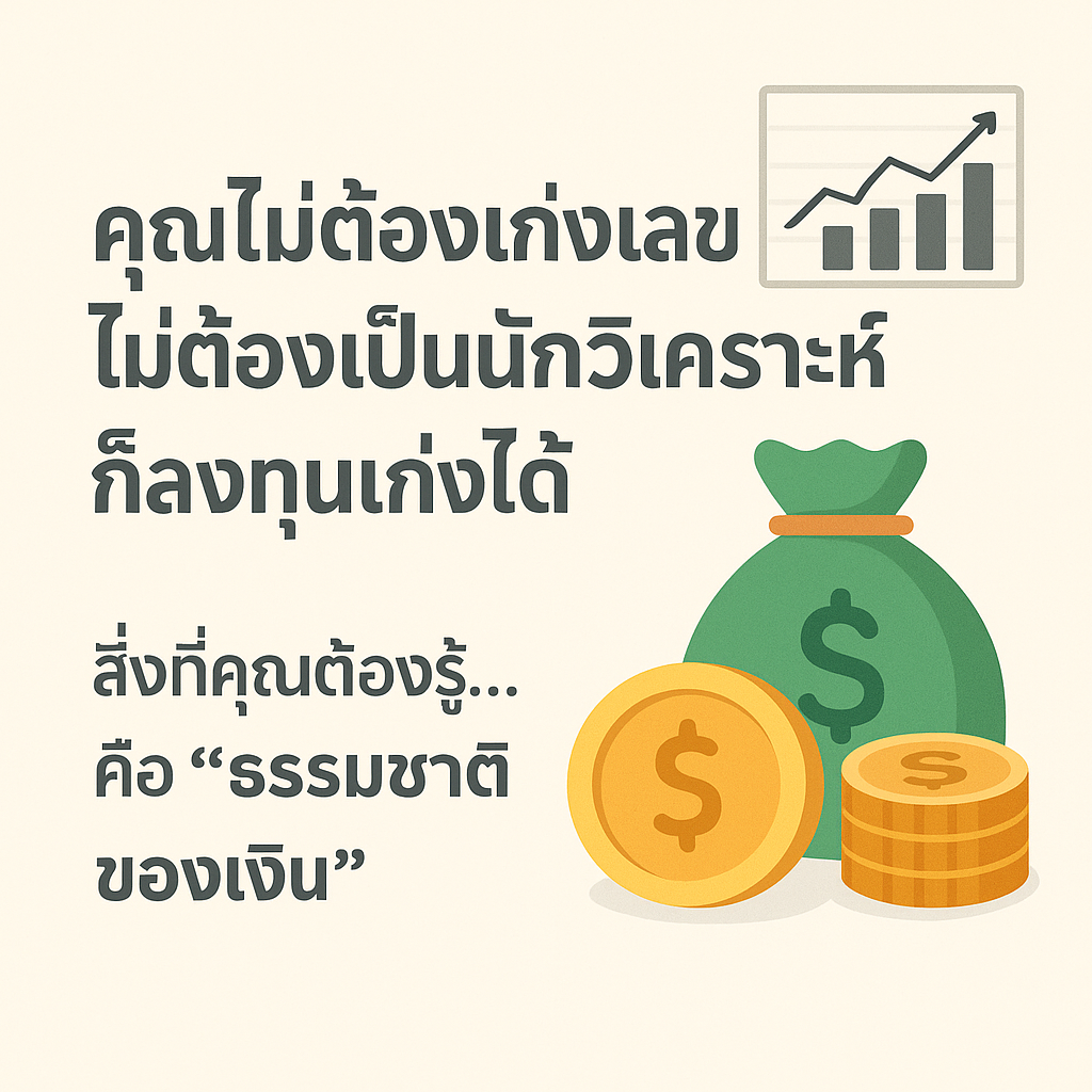สิ่งที่คุณต้องรู้ ธรรมชาติของเงิน